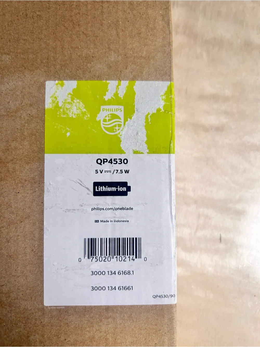 Philips Norelco OneBlade 360 Connected Face & Body Trimer (Model QP4530)